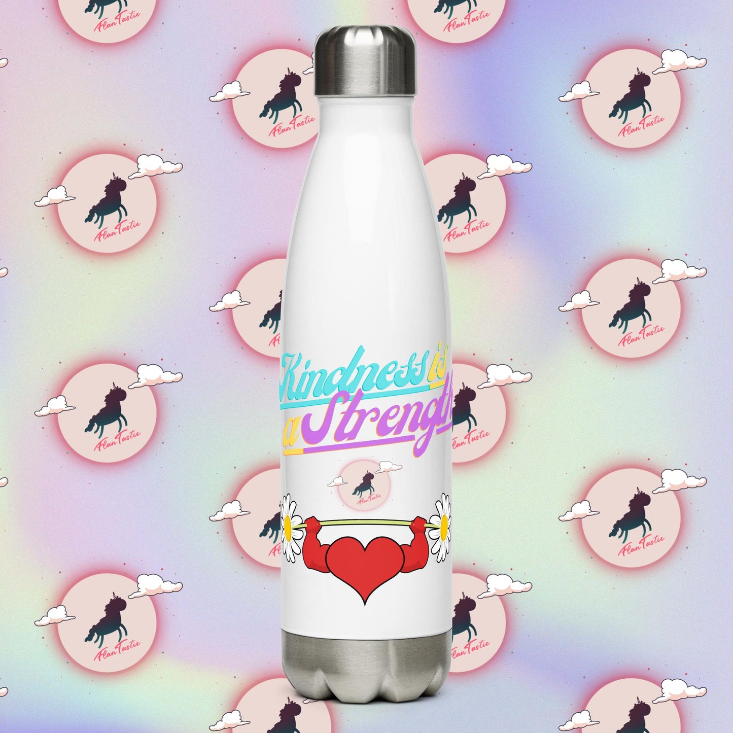 Kindness is a Strength Stainless Steel Water Bottle