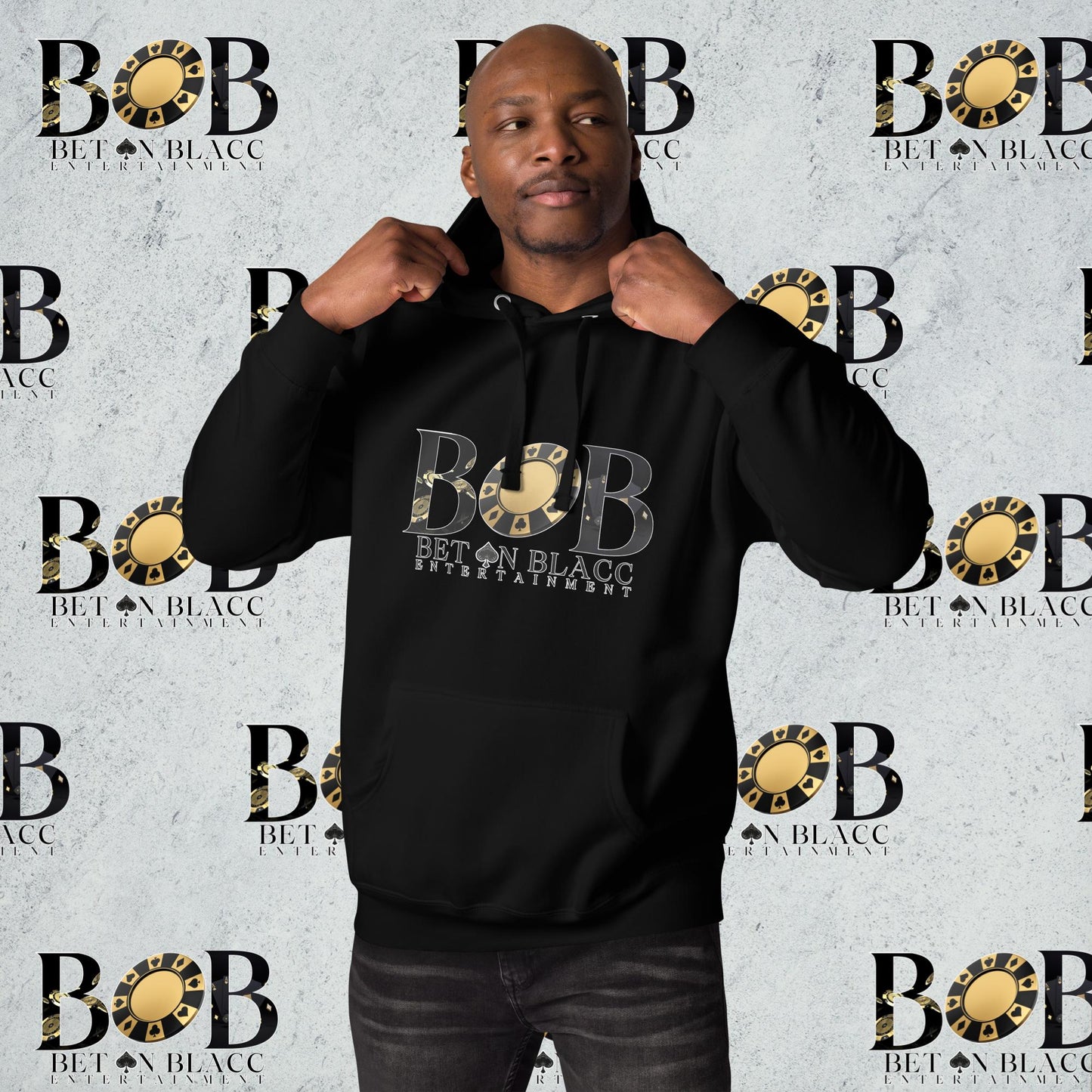 Bet On Blacc Poker Chip Hoodie